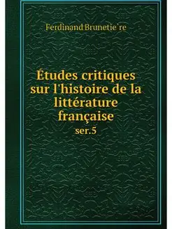 Etudes critiques sur l'histoire de la