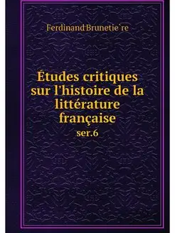 Etudes critiques sur l'histoire de la