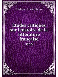 Etudes critiques sur l'histoire de la