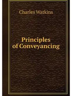 Principles of Conveyancing