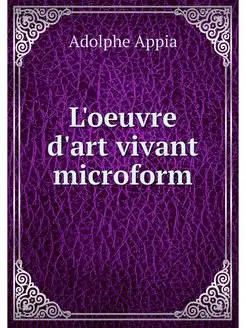 L'oeuvre d'art vivant microform