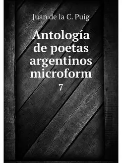 Antologia de poetas argentinos microf