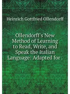 Ollendorff's New Method of Learning t