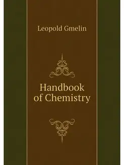 Handbook of Chemistry