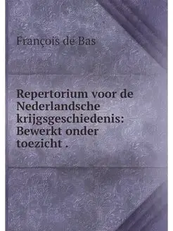 Repertorium voor de Nederlandsche kri