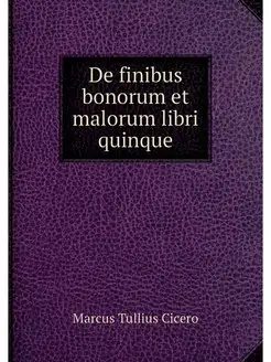 De finibus bonorum et malorum libri q