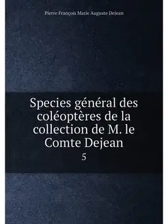 Species general des coleopteres de la