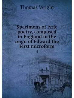 Specimens of lyric poetry, composed i