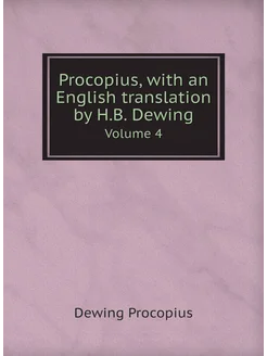 Procopius, with an English translatio