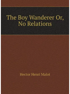 The Boy Wanderer Or, No Relations