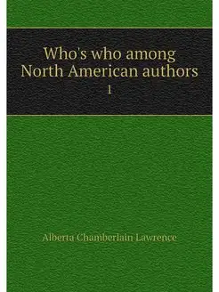 Who's who among North American author