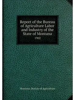 Report of the Bureau of Agriculture L