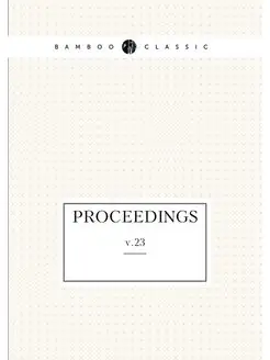 Proceedings. v.23