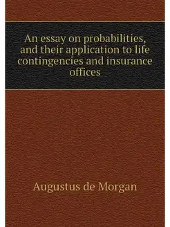 An essay on probabilities, and their