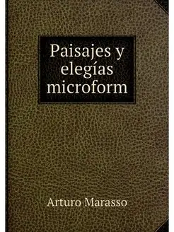 Paisajes y elegias microform