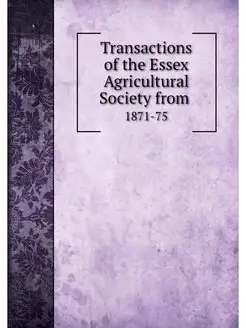 Transactions of the Essex Agricultura