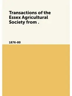 Transactions of the Essex Agricultura