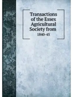 Transactions of the Essex Agricultura