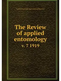 The Review of applied entomology. v