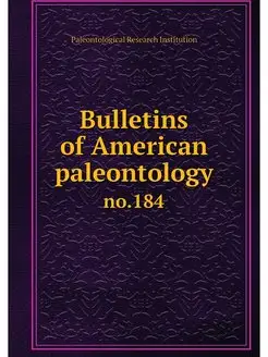 Bulletins of American paleontology. n