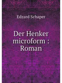 Der Henker microform Roman