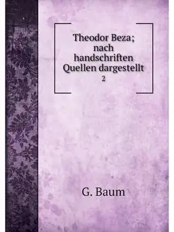 Theodor Beza nach handschriften Quel