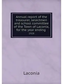 Annual report of the treasurer, selec