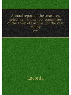 Annual report of the treasurer, selec