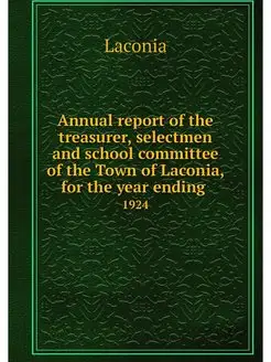 Annual report of the treasurer, selec