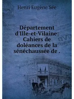 Departement d'Ille-et-Vilaine Cahier