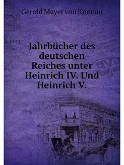 Jahrbucher des deutschen Reiches unte