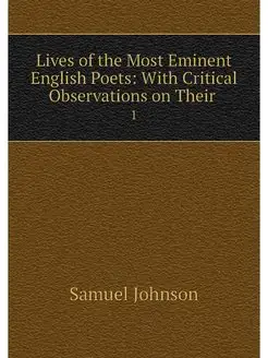 Lives of the Most Eminent English Poe