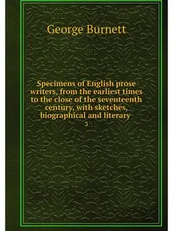 Specimens of English prose writers, f