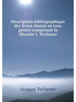 Description bibliographique des livre