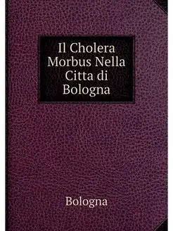 Il Cholera Morbus Nella Citta di Bologna