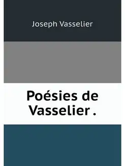 Poesies de Vasselier