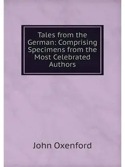 Tales from the German Comprising Spe