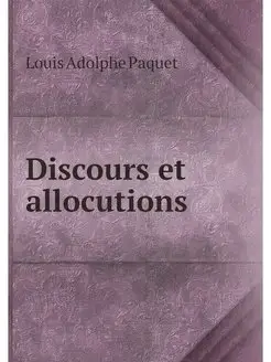 Discours et allocutions