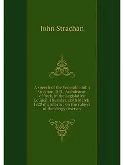 A speech of the Venerable John Strach