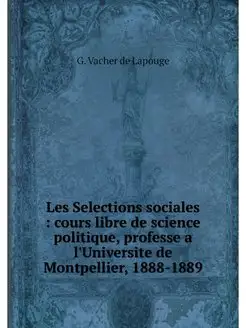 Les Selections sociales cours libre