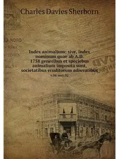 Index animalium sive, Index nominum