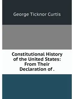 Constitutional History of the United