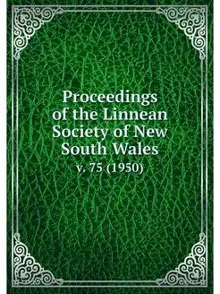 Proceedings of the Linnean Society of