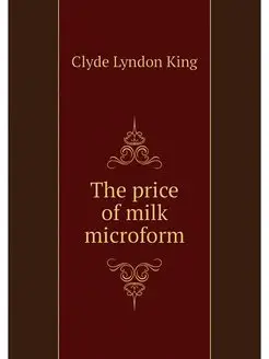 The price of milk microform