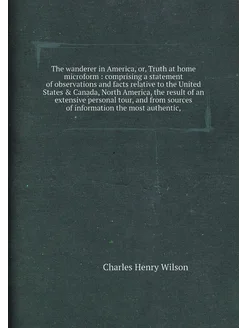 The wanderer in America, or, Truth at home microform