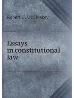 Essays in constitutional law