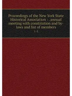 Proceedings of the New York State His