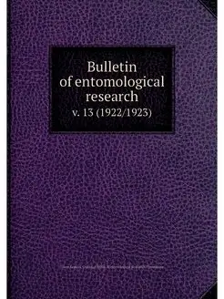 Bulletin of entomological research. v