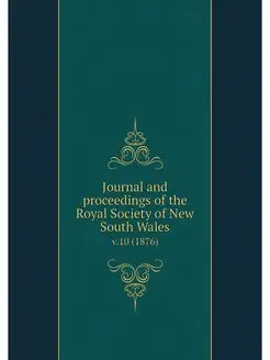 Journal and proceedings of the Royal