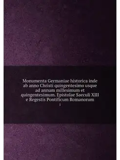 Monumenta Germaniae historica inde ab